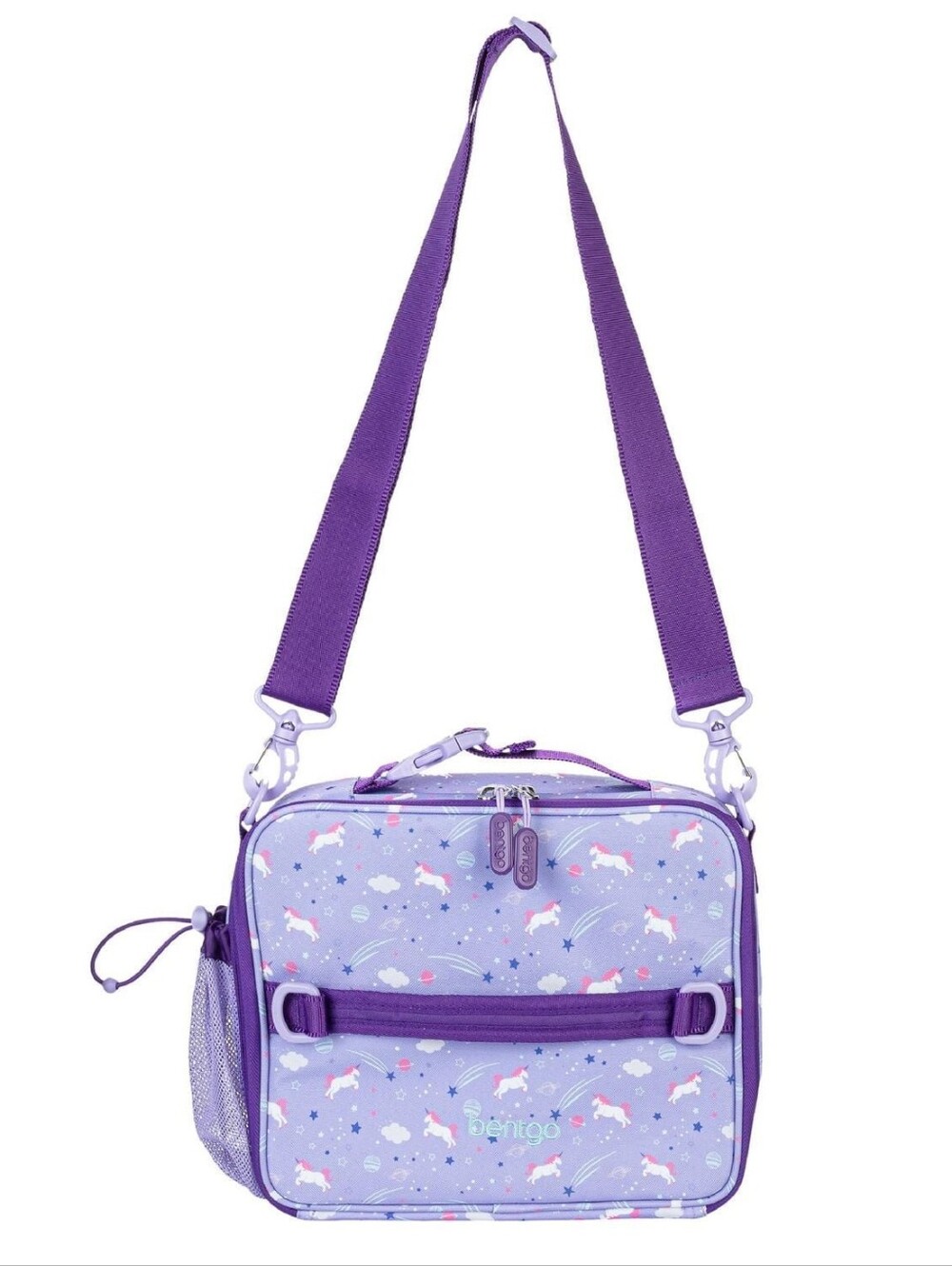 Bentgo Purple Unicorn Kids Lunch Bag with Lilac Trim